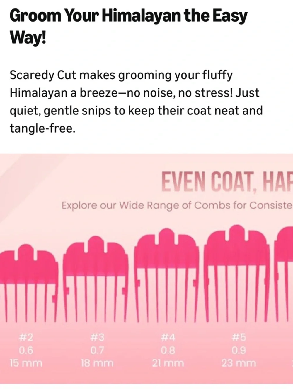 Scaredy Cut Silent Clipper + Dematting comb pet grooming kit